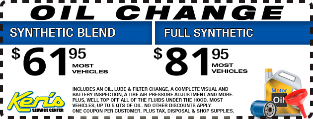 Oil Change Special